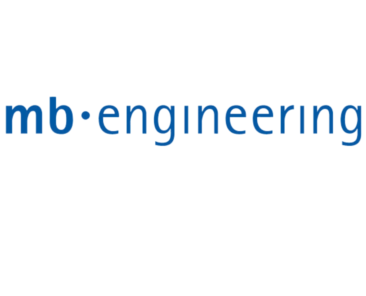 Logo mb engineering Logo von mb engineering, bestehend aus dem blauen Schriftzug “mb engineering” auf transparenten Hintergrund.