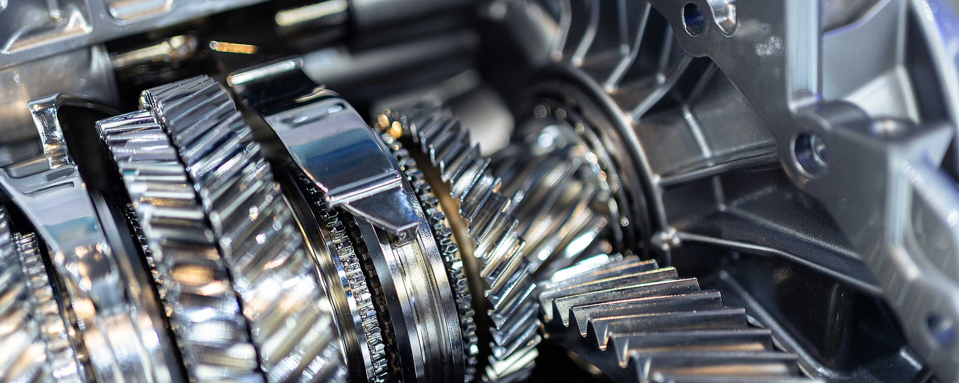 Close-up of a vehicle transmission 